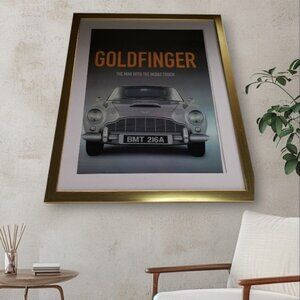 Wall Art 8x10" GOLDFIINGER" The Movie Framed Art